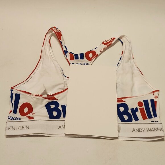 LIMITED EDITION Calvin Klein Andy Warhol Bralette Woman's Size Large BNIP - Picture 6 of 6